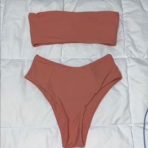 Peach High waisted bikini SOLD